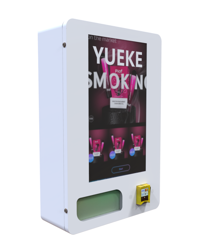 Wandmontierter Vape-Automat - Weiß